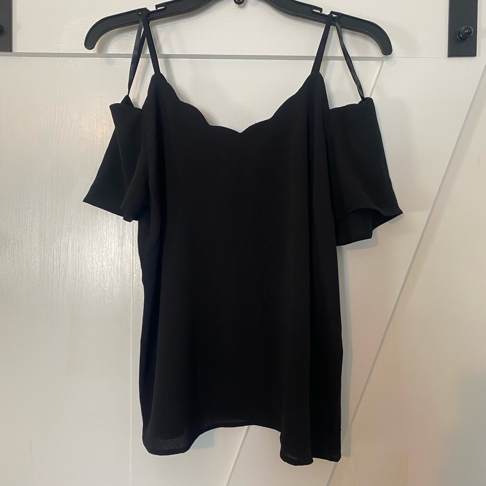 Black tank top